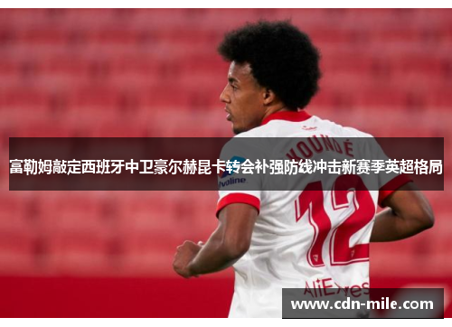 富勒姆敲定西班牙中卫豪尔赫昆卡转会补强防线冲击新赛季英超格局 富勒姆敲定西班牙中卫豪尔赫昆卡转会补强防线冲击新赛季英超格局